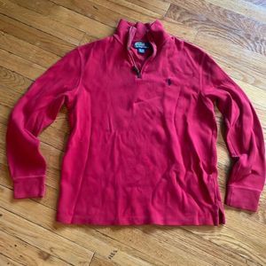 Men’s Red Polo by Ralph Lauren Sweater Size Small